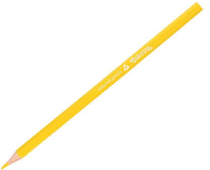 Színes ceruza, Colorino, háromszög test, sárga