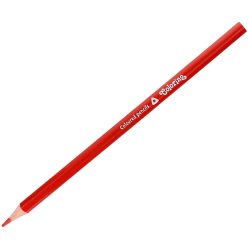 Színes ceruza, Colorino, háromszög test, piros