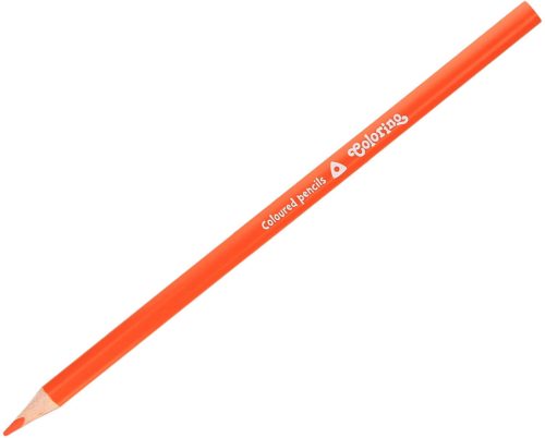 Színes ceruza, Colorino, háromszög test, narancs