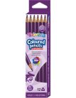 Színes ceruza, Colorino, háromszög test, lila