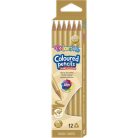 Színes ceruza, Colorino, háromszög test, arany