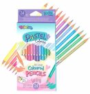 Színes ceruzakészlet 12/24, DUO (kétvégű), Colorino, pasztell, kerek