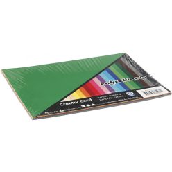 Színes karton, fotókarton, A/4, 180g, 20 szín, 30 lap/cs