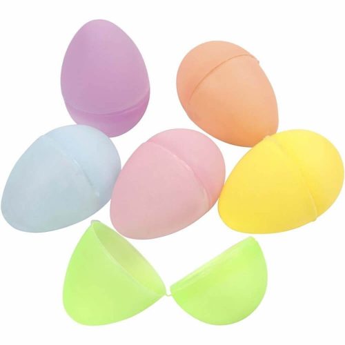 Tojások, műanyag, tölthető, 20-24 db/csomag, 4,5cm-es