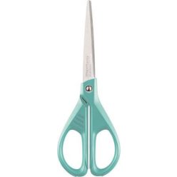 Olló, irodai, 17 cm, Maped Essentials Green, türkizkék