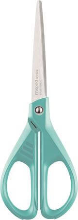 Olló, irodai, 17 cm, Maped Essentials Green, türkizkék