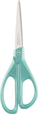Olló, irodai, 21 cm, Maped Essentials Green, türkizkék