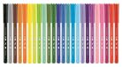 Filctoll készlet 24 db-os, 2 mm, kimosható, Maped Color Peps Ocean