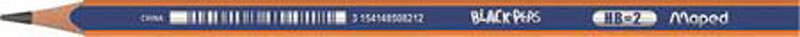 Grafitceruza HB, Maped Black Peps Navy, háromszög test