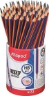 Grafitceruza HB, Maped Black Peps Navy, háromszög test