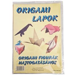  Színes papírok, origami hajtogató lapok A/4, 70g, 20 lap/cs