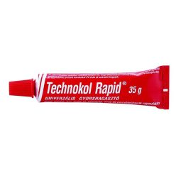 Ragasztó, folyékony, 35g, TECHNOKOL Rapid, piros