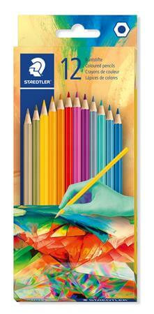 Színes ceruzakészlet 12 db-os, Staedtler 175C Multiverzum 2, hatszög test