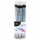 Pasztell grafitceruza, HB, kerek test, 1 db, Kidea