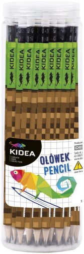 Minecraft mintás grafitceruza radírral, HB, háromszög test, 1 db, Kidea