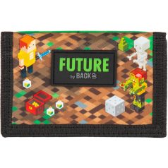 Minecraft mintás pénztárca, 12x8cm, DF35, Game, barna