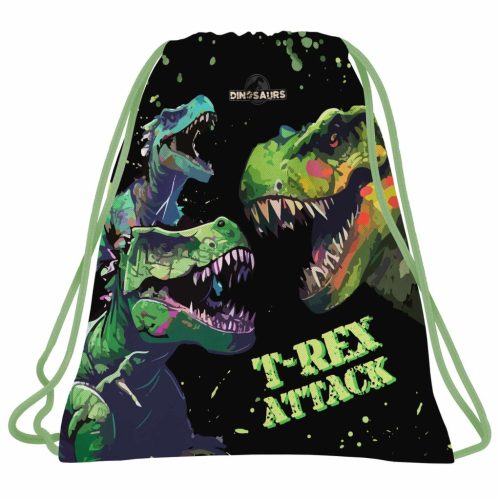 Dinoszaurusz tornazsák, 41x35cm, DN20, T-Rex Attack