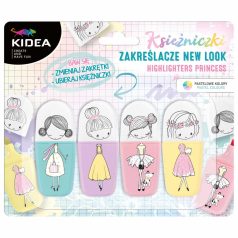 Szövegkiemelő, 4 db/csomag, Kidea, new look, Princess