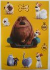 The Secret Life of Pets matrica, 8x12cm, 5 lap/csomag