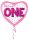 Első születésnap Fun to Be Pink fólia lufi 91 cm