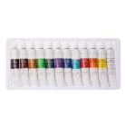 Akrilfesték készlet, 12 db-os, 12x12ml, DP Craft