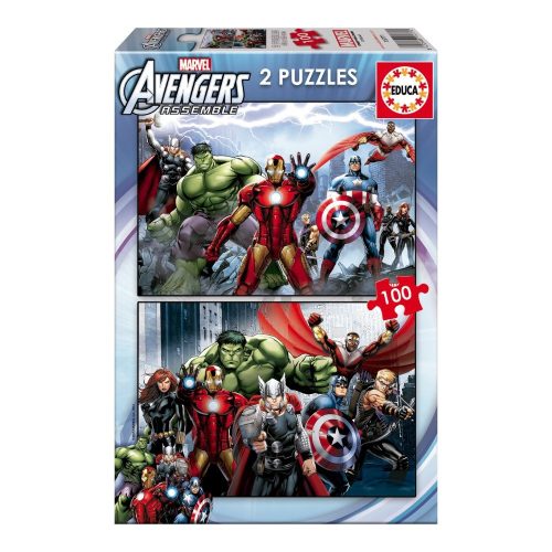 Educa Avangers puzzle, 2x100 darabos