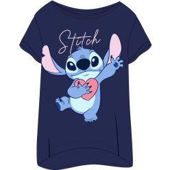   Disney Lilo és Stitch, A csillagkutya Heart női rövid hálópóló S