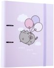 Pusheen cicás gyűrűskönyv A/4, 2 gyűrűs, Moments, lila