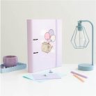 Pusheen cicás gyűrűskönyv A/4, 2 gyűrűs, Moments, lila