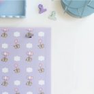 Pusheen cicás gyűrűskönyv A/4, 2 gyűrűs, Moments, lila