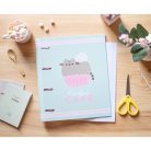 Pusheen cicás gyűrűskönyv A/4, 4 gyűrűs, Foodie Collection