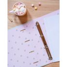 Pusheen cicás gyűrűskönyv A/4, 4 gyűrűs, Foodie Collection