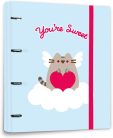 Pusheen cicás gyűrűskönyv A/4, 4 gyűrűs, Purrfect Love Collection