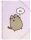 Pusheen cicás bemutató mappa A/4, 30 zsebes, spirál, gumis zárószalaggal, Moments, lila