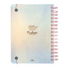 Pusheen cicás bullet journal, napló, A/5, 90 lapos, Foodie Collection