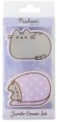 Pusheen cicás radír, 2 db/doboz, Moments, lila