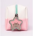 Pusheen cicás tolltartó, neszeszer, beledobálós, szögletes, 20x9x8cm, Rose Collection