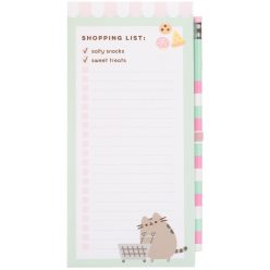   Pusheen cicás notesz, jegyzettömb, 10x21cm, mágneses, Foodie Collection