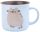 Pusheen cicás bögre, kerámia, 380ml, Purrfect Love Collection