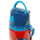 Mancs Őrjárat Red alumínium szívószálas kulacs akasztóval 600 ml