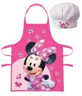 Disney Minnie Sparkling Eyes gyerek kötény 2 darabos szett