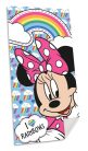 Disney Minnie Rainbows fürdőlepedő, strand törölköző 70x140cm