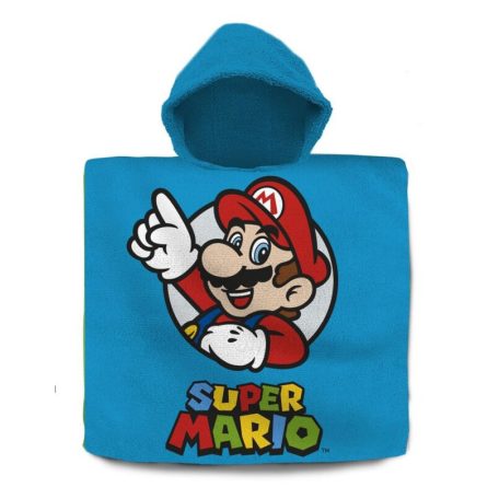 Super Mario strand törölköző poncsó 60x120 cm