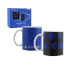 PlayStation Blue hőre változó porcelán bögre 325 ml Díszdobozban