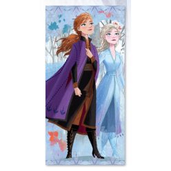   Disney Jégvarázs Sisters fürdőlepedő, strand törölköző 70x137 cm (Fast Dry)