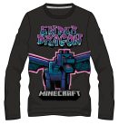 Minecraft Ender Dragon gyerek hosszú ujjú póló, felső 6 - 12 év / 116 - 152 cm