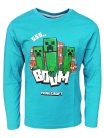 Minecraft Creeper gyerek hosszú ujjú póló, felső 6 - 12 év / 116 - 152 cm