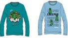 Minecraft Creeper gyerek hosszú ujjú póló, felső 6 - 12 év / 116 - 152 cm