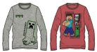 Minecraft gyerek hosszú ujjú póló, felső 6 - 12 év / 116 - 152 cm
