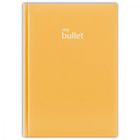 Dayliner MyPastel Bullet Journal, my bullet napló, notesz A/5, sárga